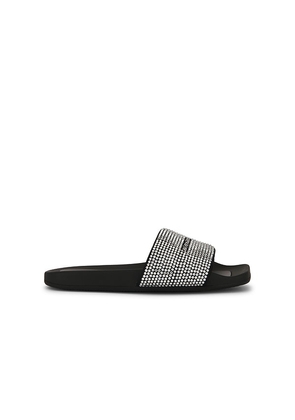 Alexander Wang Hotfix Pool Slide in Black. Size 36. Also in 38, 39, 40, 41.