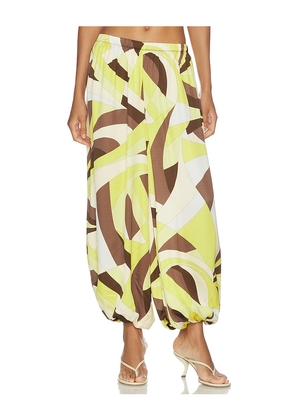 FAITHFULL Kortez Balloon Pant in Yellow. Size S. Also in XS, M, L, XL.