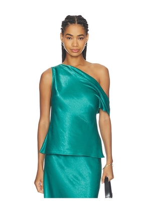 Favorite Daughter The Side Note Top in Teal. Size XS. Also in S, M, L, XL.