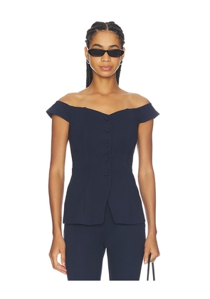 Favorite Daughter The One That I Want Top in Navy. Size 0. Also in 2, 4, 6, 8, 10, 12.