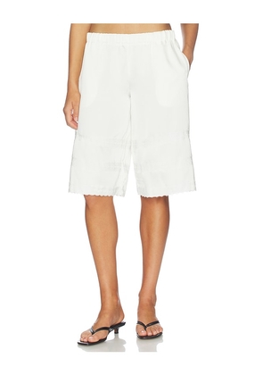 LIONESS Paloma Jort in White. Size S. Also in XXS, XS, M, L.