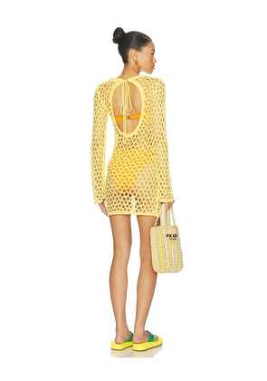 superdown Chessa Mini Dress in Yellow. Size XS. Also in S, M, L.