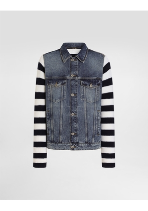 Dolce & Gabbana Denim Jacket - Man Collection Multi-colored 46
