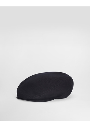 Dolce & Gabbana Cotton Flat Cap - Man Collection Blue 59