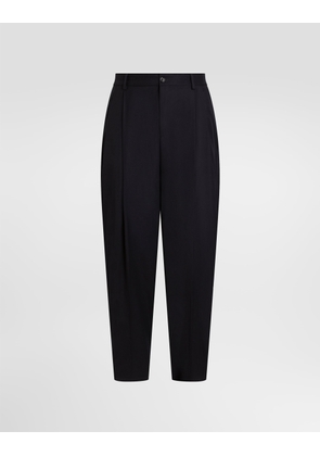 Dolce & Gabbana Flannel Trousers - Man Collection Blue 46