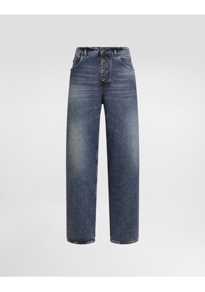 Dolce & Gabbana Denim Trousers - Man Collection Multi-colored 52