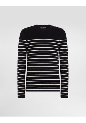 Dolce & Gabbana Virgin Wool Pullover - Man Collection White 48