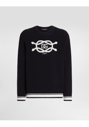 Dolce & Gabbana Virgin Wool Pullover - Man Collection White M