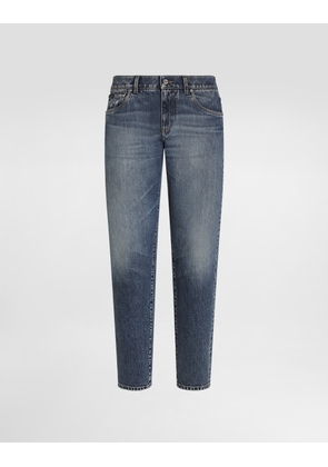 Dolce & Gabbana Denim Trousers - Man Collection Multi-colored 56