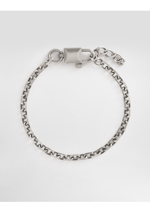 Dolce & Gabbana Chain Necklace - Man Collection Silver Metal Pz