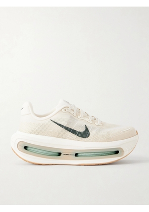 NIKE RUNNING - Vomero Premium Rubber-Trimmed Mesh Running Sneakers - Men - Neutrals - US Men's 7