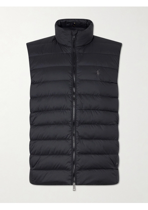 Polo Ralph Lauren - Logo-Embroidered Quilted Shell Down Gilet - Men - Black - S