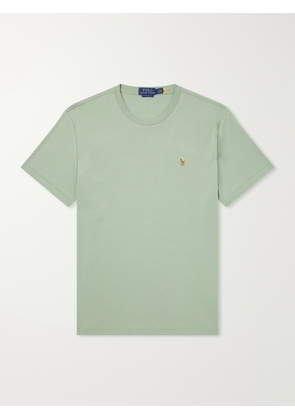 Polo Ralph Lauren - Logo-Embroidered Cotton-Jersey T-Shirt - Men - Green - XS