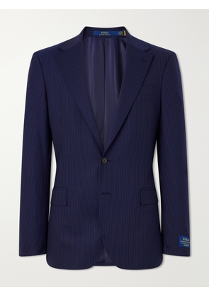 Polo Ralph Lauren - Pinstriped Wool-Blend Blazer - Men - Blue - UK/US 40
