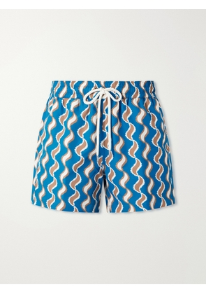 Frescobol Carioca - Rio Copa Straight-Leg Printed Swim Shorts - Men - Blue - S