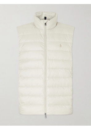 Polo Ralph Lauren - Logo-Embroidered Quilted Shell Down Gilet - Men - Neutrals - S