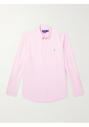 Polo Ralph Lauren - Logo-Embroidered Cotton Oxford Shirt - Men - Pink - XS