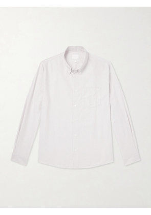 A.P.C. - Button-Down Collar Striped Cotton Shirt - Men - Neutrals - XS