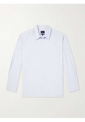 A.P.C. - Malo Striped Organic Cotton Shirt - Men - Blue - XS