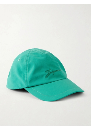 Jacquemus - Baluchon Logo-Embroidered Shell Baseball Cap - Men - Green - 56