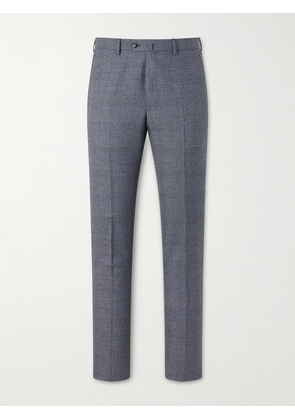 Caruso - Straight-Leg Prince of Whales Wool Suit Trousers - Men - Blue - IT 46