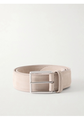 Anderson's - 3cm Suede Leather Belt - Men - Brown - EU 75