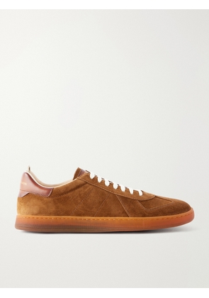 Officine Creative - Militia 002 Leather-Trimmed Suede Sneakers - Men - Brown - EU 40
