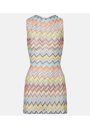 Missoni Zigzag lame minidress