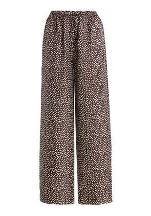 Asceno The Aurelia Silk Wide-Leg Pants - Moda Operandi