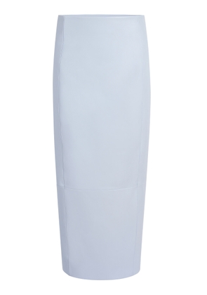 Khaite Lyle Plonge Leather Maxi Skirt - Moda Operandi