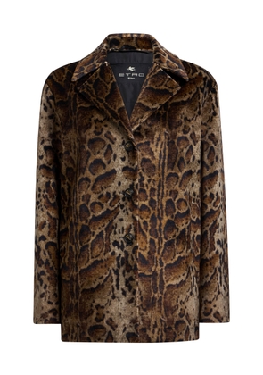 Etro Printed Cotton-Blend Jacket - Moda Operandi