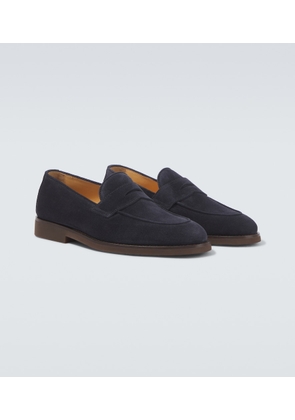 Brunello Cucinelli Suede penny loafers
