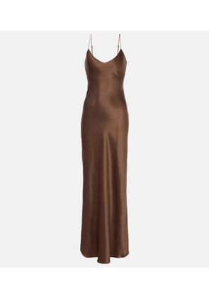 Nili Lotan Cami silk charmeuse slip dress