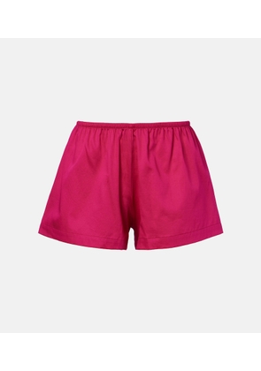 Leset Yoko cotton poplin shorts
