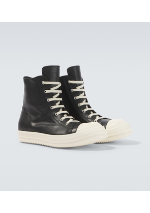 Rick Owens Jumbolace leather high-top sneakers