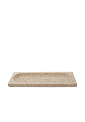 AYTM Regina Dish in Travertine - Tan. Size all.