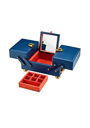WOLF X Marla Aaron Baby Everything Jewelry Box in Navy - Blue. Size all.