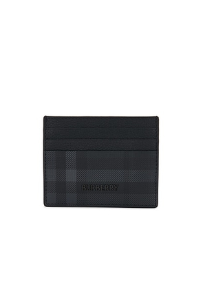 Burberry Tall Sandon Card Holder in Iron - Grey. Size all.