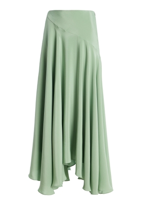 Rodarte Exclusive Bias Silk-Crepe Midi Skirt - Moda Operandi