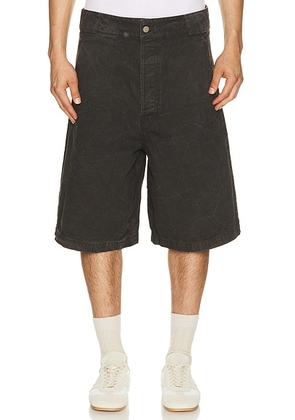 Fear of God Utility Shorts in Washed Black - Black. Size 38 (also in 30, 32, 34, 36).