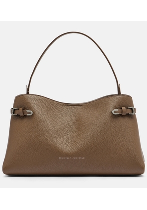 Brunello Cucinelli Medium leather top-handle bag