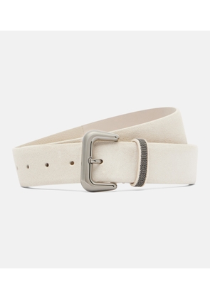 Brunello Cucinelli Monili suede belt