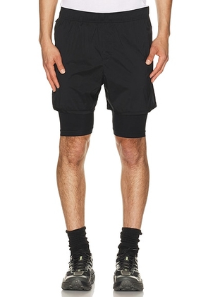 True Tribe Run Short in Noirlite - Black. Size S (also in M, L, XL/1X, XXL/2X).
