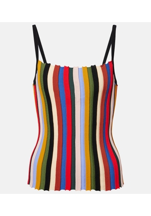 Staud Skye striped tank top