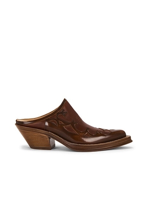 Gabriela Hearst Temperance Mule in Cognac - Brown. Size 36 (also in 37, 38, 39, 40).