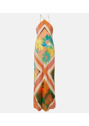Staud Cubism floral maxi dress