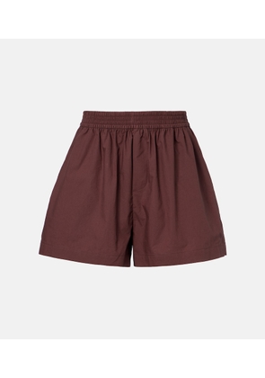 Varley Morales cotton poplin shorts
