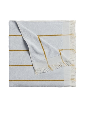 Parachute Bayside Beach Towel in Lagoon & Marigold - Blue. Size all.