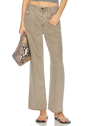AGOLDE Low Slung Baggy in Trail - Brown. Size 26 (also in 23, 24, 25, 27, 28, 29, 30, 31, 32, 33, 34).