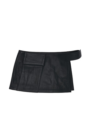 St. Agni Utility Skirt Belt in Black - Black. Size XS (also in S, M, L).